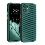 kwmobile 対応_ Apple i Phone 12 mini メッシュ ケース - 放熱 通気 TPU シリコ