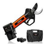 ショッピングORANGE Kebtek 電動剪定バサミ 日本製テフロン非粘着性コーディング刃 16.8V コードレス