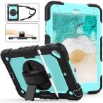 ショッピングipad 2017 ケース Herize iPad 第6世代/5世代/pro 9.7/Air2 ケース 耐衝撃 頑丈三層鎧 落とす保護