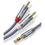 RCA кабель 1.2m RIKSOIN 3.5mm стерео Mini штекер to 2RCA красный / белый изменение стерео re