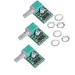 VKLSVAN 3個 PAM8403 2X3Wミニ 5V デジタル アンプ基板 USB 電源 オーディオ ア