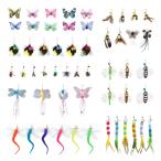 SONGWAY 猫 おもちゃ 虫 ねこじゃらし 飛ぶ虫 玩具 昆虫の大集合52個 交換用 収