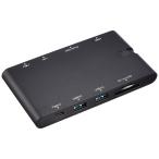 エレコム ドッキングステーション USB-C ハブ PD対応【Type-C×2/USB3.0×2/HDMI