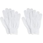 おたふく手袋 スベリ止め軍手 薄手 10ゲージ 綿100% G-156 L 【5双組】 ホワイト
