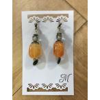 Yahoo! Yahoo!ショッピング(ヤフー ショッピング)【m.m】 ピアス '- オレンジ 【メール便対応】