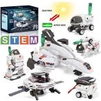 Lehoo Castle Space Toys Solar Science Kit for Kids - Space Building Set STEM Toys for 6-10 Year Old , Solar Robot Toys Science Experiment Gi