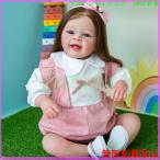 リボーンドール 人形 赤ちゃん 女の子 ロングヘア 選べる2色の目 衣装付き 60センチ