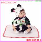 リボーンドール 人形 赤ちゃん 女の子 抱き人形 パンダ柄衣装付き リアル 40センチ