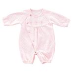 赤ちゃんの城 低出生体重児用品 ツーウェイドレス 45cm ウィッシュ スムース ピンク 春 秋 冬 綿100％ 日本製