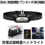 ヘッドライト 充電式 USB LED アウトドア用ヘッドライト 60g 超軽量 高輝度 ヘッドランプ 登山 作業用 ランニング キャンプ 防災 KARUI