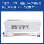 純正紫外線ランプ交換セット 中部エナジス お湯っこちゃん お湯っこちゃんII 環境大臣 快適大臣 快適入浴デラックス 湯湯快適 PAS4 スーパーテックワン 対応