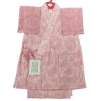 ショッピング甚平 女の子 【レース】子供甚平 110 女の子 ピンク　250427-01