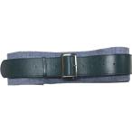 ショッピング浴衣 帯 男浴衣帯 メンズ 手織り天然科布×牛革ベルト ダークブルー 日本製【Wa de Modern】