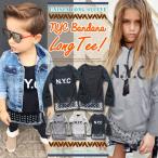  длинный длина NYC× бандана Kids long T футболка длинный рукав ребенок одежда мужчина девочка Junior футболка с длинным рукавом детский сад ученик начальной школы модный симпатичный симпатичный мода маленький p черновой .