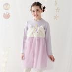  ребенок одежда crescent ( Crescent )chu-ru юбка боа do King One-piece 80cm 90cm 100cm 110cm 120cm 130cm N64389