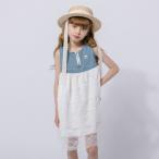  one отметка Heart Denim половина Zip tia-dosia- One-piece 