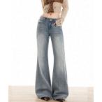  бесплатная доставка женский Vintage способ широкий Denim Rollei z брюки casual season body type покрытие низ 