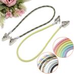 メール便 帽子クリップ アウトドアコード ロング ハットクリップ 帽子ホルダー パラコード 帽子ストッパー ハットキーパー大人用 子供用 ワニグチ 爆買