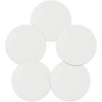  приятный Meister обивка парусина 5 шт. комплект иен круглый хлопок 100% акрил акварель живопись маслом картина панель ( диаметр 20cm)