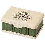 ショッピングos1 スケーター(Skater) 折りたたみ式 サンドイッチケース LIVENATURE 日本製 OS1 12.5×17×h7cm-A