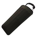 耐熱シリコンマットポーチ、ヘアアイロン用レスモンヘアスタイリングツール、ストレートヘアアイロン、フラットアイロン、高さ28.5cm＆幅14cm、食品