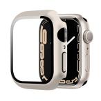 ショッピングapple watch YOFITAR Apple Watch 用 ケース series9/8/7 41mm アップルウォッチ保護41mm カバー ガラスフィルム 一体型 PC素材 全面保護 超薄型 装着簡単 耐衝撃