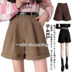  шорты женский зима красивый . чёрный черный Brown осень-зима высокий талия широкий брюки весна осень короткий хлеб шорты вельвет брюки 