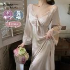  неглиже весна лето осень длинный рукав неглиже . способ One-piece длинный длина гонки V шея неглиже Nitro -p салон одежда reshon пижама женский взрослый 