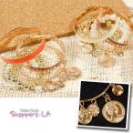 Yahoo! Yahoo!ショッピング(ヤフー ショッピング)訳ありB品 アンティーク風6連ブレスレット可愛いバングル CR