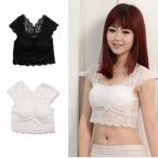 Yahoo! Yahoo!ショッピング(ヤフー ショッピング)チューブトップ ブラトップ 総レース 可愛い カップ付き インナー ブラック ホワイト