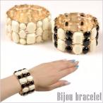 Yahoo! Yahoo!ショッピング(ヤフー ショッピング)ブレスレット ビジュー バングル モノトーン レディース