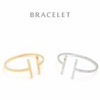 Yahoo! Yahoo!ショッピング(ヤフー ショッピング)ブレスレット メタル バングル レディース T型 シンプルデザイン