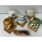 萬宝窯 花五窯 敷板 木製スプーン アラカルトセット 5客セット 訳有未使用品