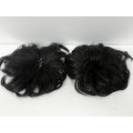  женский парик человек шерсть черный 2 комплект 20cm USED прекрасный товар 