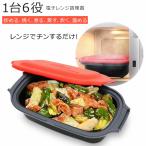 電子レンジ 調理器 直火調理のように料理できる 一台六役 炒める 焼く 煮る 蒸す 炊く 温める フタ付き 食洗機対応 栄養素水分キープ HDL-5444