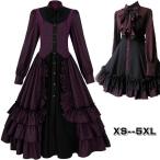  Лолита One-piece одиночный товар klaroli Gothic and Lolita длинный рукав есть рукав имеется A линия Lolita лента оборка кромка Рождество женский костюмная одежда симпатичный маскарадный костюм 