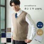 ショッピングカシミヤ ベスト メンズ カシミヤベスト カシミヤ100％ Vネック M〜3L トップス 男性 カシミア arcadiarca アルカディアルカ プレゼント