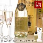 スパークリング フェリスタス 750ml シャンパン ワイン 名入れ 辛口 パーティ 誕生日 名前入り 名入れ無料 贈り物 ギフト 白 名入れ無料 即日