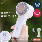 ハンディファン 冷却プレート 名入れ ミニ扇風機 冷却グッズ 2025 ポータブル USB充電式 Type-C プレゼント ノベルティ 記念品 携帯 冷感 通勤通学 即日