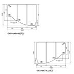 パナソニック　風呂フタ(薄型断熱風呂フタ)　【GKU76KF8U2(R/L)S】