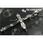 LARA Christie ララクリスティー ホーリー クロス ネックレス WHITE Label P0025‐WH あすつく