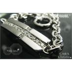 LARA Christie ララクリスティー ロイヤル クロス ブレスレット WHITE Label B3116-WH あすつく