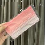 マスク50枚10個包装虹色不織布オシャレグラデーション使い捨てマスク成人通勤通学対策イベント男性女性カラフルマスク