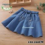  Denim юбка мини длина юбка ребенок одежда девочка Denim юбка талия резина женщина . Kids ребенок посещение детского сада посещение школы уход за детьми . выход надеты 1