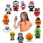 【12個セット】ハロウィン ぜんまい おもちゃ 子供  仕掛け 玩具 置物 景品 ゼンマイ式おもちゃ 仕掛け ハロウィン 飾り 装飾 パーティー グッズ プレゼント