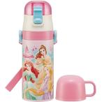 スケーター 水筒 2way 保冷 ディズニー プリンセス ストロー コップ付 キッズ SKCP3 ステンレス 超軽量