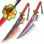 武器 コスプレ道具 木製刀 鬼滅の刃 風 きめつの刃 音柱 宇髄天元 うずい てんげん 剣 変装 仮装 日輪刀 コスチューム イベント パーティー アニメ