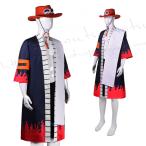 ONE PIECE(ワンピース) ポートガス D エース 風 コスプレ衣装 cosplay コスチューム ハロウィン仮装変装