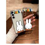 Galaxy S25 ケース Galaxy S24 Galaxy S25 Ultra Galaxy S24 Ultra Galaxy S23 Ultra イラスト　キャラクター 透明 スマホケース ギャラクシー うさぎ　可愛い