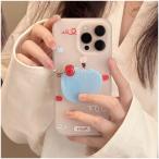 スマホケース iPhone16 15 14 SE対応 クリア 透明 ソフト TPU 耐衝撃 可愛い デザイン カメラ保護 薄型 軽量 黄変防止 韓国風 キャラクター